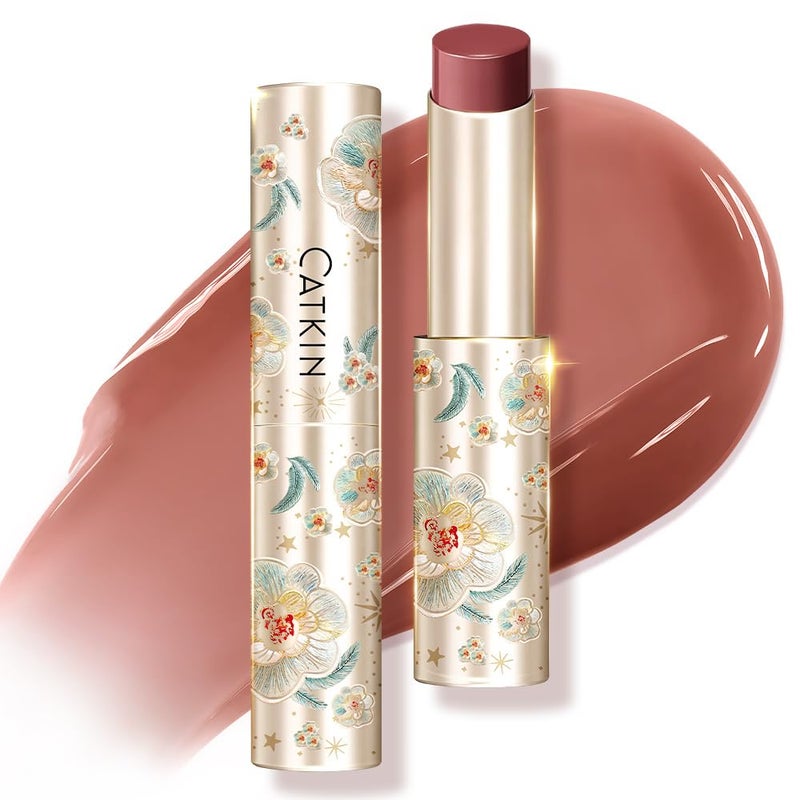 CATKIN Glossy Lip Balm Ultra Hydating Glow Lip Tinted Jelly Plump Melting Balm Shea Butter Repair Soothing For Dry Lips Dewy Finished 012 oz C01 ANTHURIUM